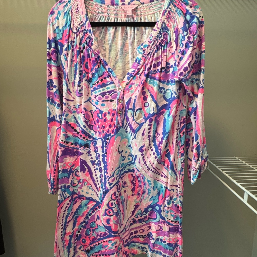 Lilly Pulitzer Colorful Abstract Mini Dress